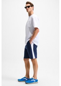Resim Grimelange KEPA Erkek Beli Lastikli Cepli Relaxed Fit Lacivert Şort 