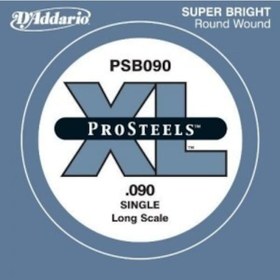 Resim D'addario Psb090 Bas Gitar Tek Tel. Mi . Pro Steels. 0.090 Gauge 