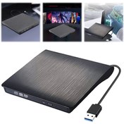 Resim TeknoFaji Harici Dvd Rw External USB 3.0 Slim Harici Tak Çalıştır CD DVD Sürücü Okuyucu Optik Yazıcı 