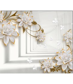 Resim Olinpa Cam Ocak Arkası Koruyucu | Çiçek 