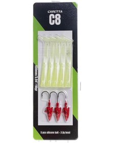 Resim Caretta C8 10 Cm 10 Gr Silikon Yem Milky 