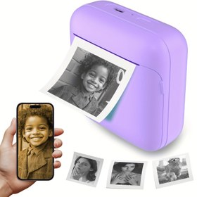 Resim iPhone & Android için Taşınabilir Anlık Termal Yazıcı - Kablosuz/USB Mobil Fotoğraf, Fiş ve Etiket Baskısı, Şarj Edilebilen USB Akıllı Telefon Uyumlu Kompakt Tasarım (Mürekkepsiz), Telefon için Fotoğraf Yazıcısı, Termal Etiket Yazıcı, Yazıcı Makinesi, Taşınabilir Fotoğraf Yazıcı, Telefon için Taşınabilir Fotoğraf Yazıcısı, Telefon için Taşınabilir Yazıcı, Taşınabilir Termal Yazıcı, Telefon Fotoğraf Yazıcısı, Telefondan Fotoğraf Yazıcı, Telefon için Mini Yazıcı, 