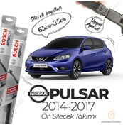 Resim Nissan Pulsar Muz Silecek Takımı 2014-2017 Bosch Aeroeco N11.4231 