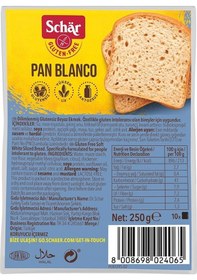 Resim Pan Blanco Glutensiz Beyaz Ekmek 250 Gr 8 Adet 