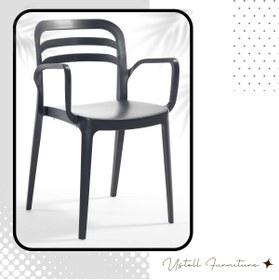 Resim Ustoll Furniture Aspendos Antrasit 4 Adet Sandalye, Balkon Sandalye, Bahçe Sandalye, Mutfak Sandalye, Cafe Sandalye, 