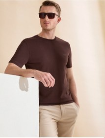 Resim Pierre Cardin Erkek Koyu Kahverengi Kazak /triko 50320807-vr084 