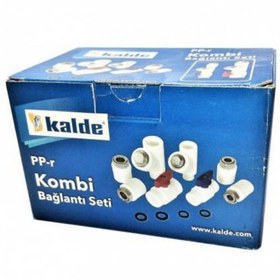 Resim KALDE Dirsekli Metal Tapalı Kombi Seti 