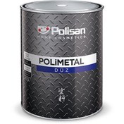 Resim Polisan Siyah 2,5 Litre Polimetal Su Bazlı Metal Boyası (46701021000) 