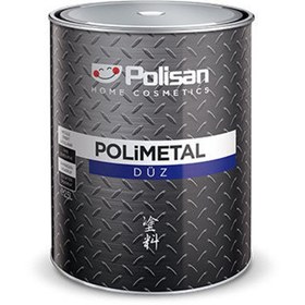 Resim Polisan Siyah 2,5 Litre Polimetal Su Bazlı Metal Boyası (46701021000) 