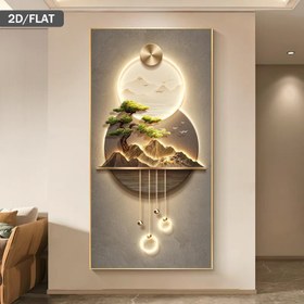 Resim 2D Düz 1 Adet 27.56*55.12 inç/70*140 cm Modern Soyut Duvar Sanatı Baskılı Tuval Tablo Oturma Odası için Modern Tuval Poster Duvar Dekoru Oturma Odası ve Yatak Odası Dekorasyonu Çerçevesiz Tablo 