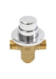 Resim Creavit Pm3001 Zaman Ayarlı Pisuar Yıkama Musluğu 1/2"-1/2" Krom 