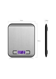 Resim Paslanmazçelik Mutfak Elektronik Terazisi 5kg Evgıda Terazisi Paslanmaz Çelik Gümüş 