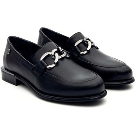 Resim Venüs 2050127k Kadın Hakiki Deri Tokalı Loaver Ayakkabı 001 