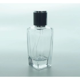 Resim Parfüm Şişesi 50 ml ( 2 Adet ) Konik Prizma Kolay Kapama Boş Şişe 