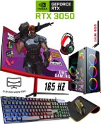 Resim DMC N133x (PUBG,GTA5) I5-9400f,32gb Ram,500gb Hdd,256gb Ssd,rtx3050,24" 165hz Oyuncu Masaüstü Bilgisayar 