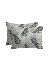 Resim Ranforce Kumaşından Gizli Fermuarlı Yastık Kılıfı 50x70 2 Adet Gri 