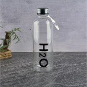 Resim Tohana H2O 1 Litre Borosilikat Cam Matara Siyah 
