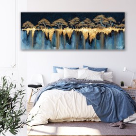 Resim Dağ Üstündeki Ağaçlar - 200x70 