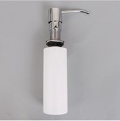Resim Sıvı Sabunluklar 500ml Şişe Paslanmaz Çelik Pompalı Mutfak Lavabo Dahili Krom/nikel Dispenser Sabunu 