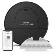 Resim Tefal RG9075 X-Plorer Serie 130 Aı Evcil Hayvan Dostu ve Akıllı Robot Süpürge Siyah -Teşhir 