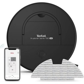Resim Tefal RG9075 X-Plorer Serie 130 Aı Evcil Hayvan Dostu ve Akıllı Robot Süpürge Siyah -Teşhir 
