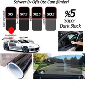 Resim Carub Cam Filmi Kutu 50Cmx6M Çizilmez Super Dark Black 