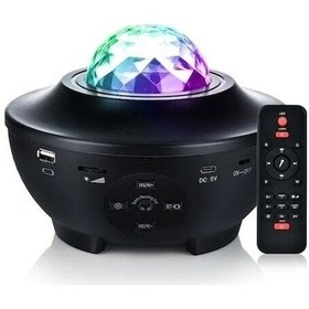 Resim Xuweiwei Projektör Yıldız Gece Lambası Disko Topu Bluetooth Bej Diğer 