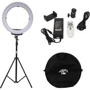 Resim Deyatech Afi Pro 19 Inch Ring Light 50 Watt 6500 Kelvin Kuaför Ve Makyaj Çekim Işığı 