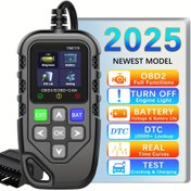 Resim YM119 OBD2 Kod Okuyucu, Çoklu Dil OBDII Tarayıcı, Kodları Temizleyip Silebilir, Araç Bilgisini Okuyabilir ve Tüm Arabalar İçin Uygun Olarak Otomotiv Teşhis Aracı Olarak Kullanılabilir, Pil Olmadan 