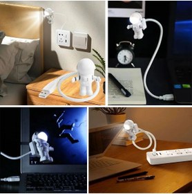 Resim shopwave USB Astronot Gece Lambası, Masa Lambası, Kitap Okuma Lambası Işığı (5047) 