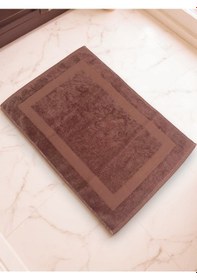Resim Gülşen Home Banyo Ayak Havlusu Yüksek Kalite 50 x 80 CM Kahverengi 