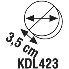 Resim Kdl423b Siyah Kasa Yuvarlak Sıva Üstü Led Panel Armatür 24w Beyaz Işık 