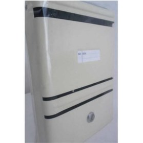 Resim abnturk Güvenli Kilitli Çift Yedek Anahtarlı Metal Gövdeli Posta Kutusu - Pencereli Ideal Metal Posta Kutusu 