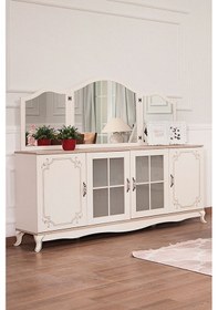 Resim Modalife Grand Aynalı 4 Kapaklı Konsol Aytaşı 