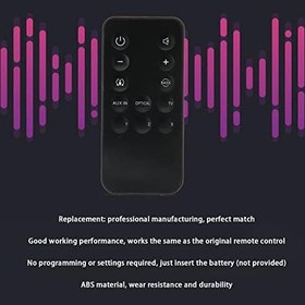 Resim ASHATA Sinema Soundbar SB400 için Uzaktan Kumanda, Boost TV 9304000860 için, Yeni Evrensel Uzaktan Kumanda, Soundbar, TV için Yedek Uzaktan Kumanda 