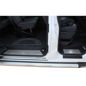 Resim Vw Transporter T5 Kapı Eşiği 3 Prç Krom 2003-2010 