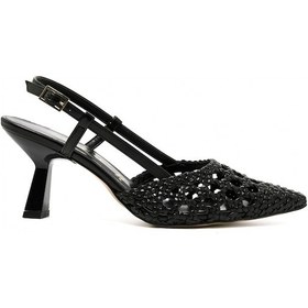 Resim Topuklu/ Stiletto Kadın 3063008 Nacree Trecc Capra Nero Siyah 