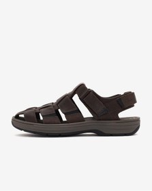 Resim Clarks Saltway Cove Kahverengi Sandalet 26176900 Kahverengi 