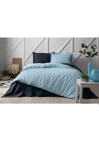 Resim Özdilek Colormix Mint Indigo Çift Kişilik Nevresim Takımı Özdilek Mint 