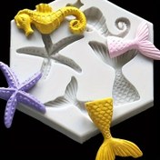 Resim 1 adet, Okyanus Serisi DIY Pişirme Büyük Balık Kuyruğu Kalıbı, Deniz Hayvanları Çikolata Kalıbı, Silikon Kalıp, Denizyıldızı Balık Kuyruğu Denizatı Şeker Kalıbı, Fondan Kalıbı, Bisküvi Kalıbı, DIY Kek Dekorasyon Aracı, Pişirme Araçları, Mutfak Gereçleri, Mutfak Aksesuarları 