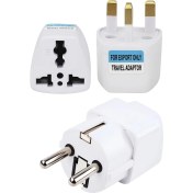 Resim Mena Rise Uluslararası Seyahat 2’li Set, Tip C + Tip G Ingiltere Fişi, 150+ Ülke Uyumu, Çoklu Uç Fiş Desteği, Hac/umre/abd/ab/ingiltere/avustralya Priz Dönüştürücü 