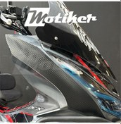 Resim Honda Pcx Stıcker Ön Far Yanı Karbon Desen 