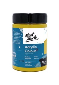 Resim Mm Akrilik Renkli Boya Signature 300ml - Pale Yellow Çok Renkli 