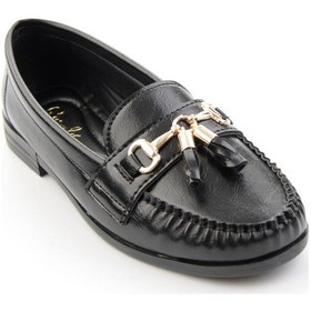 Resim Siyah Kadın Loafer Ayakkabı K01140006242 