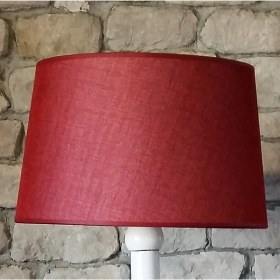 Resim Lambada Keten Kumaş Lambader Şapkası ( Bordo ) 