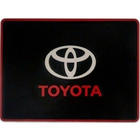 Resim Kaymaz Torpido Pedi Torpido Üzeri Kaydırmaz Ped Toyota Baskılı 