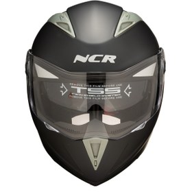 Resim NCR Çene Açılır Mat Kask (ECE BELGELİ) 