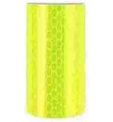 Resim Sarı 3m/1m X5cm Yansıtıcı Bant Filmi Araba Gövde Etiketi, Seçenekler: 5cm 1m 