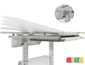 Resim Vega Advanced Çalışma Masası Takımı - Ekru / Gri 