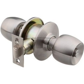 Resim Yale Saten Topuzlu Kilit Amerikan Kilidi Wc Tipi 